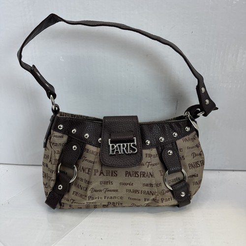 Paris print shoulder bag - print,