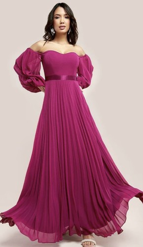 Goddiva pink pleated - ,