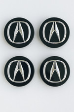 4x Black with Chrome Logo