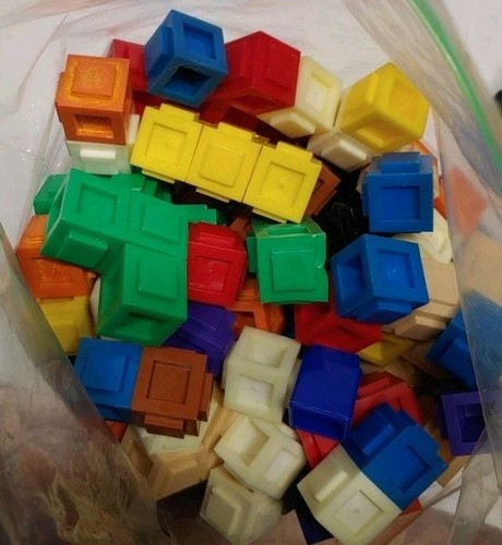 Unifix cubes linking blocks - linking,