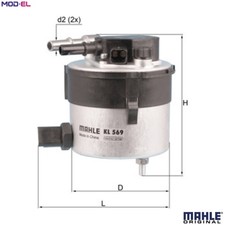 FUEL FILTER KL 569 FOR MAZDA