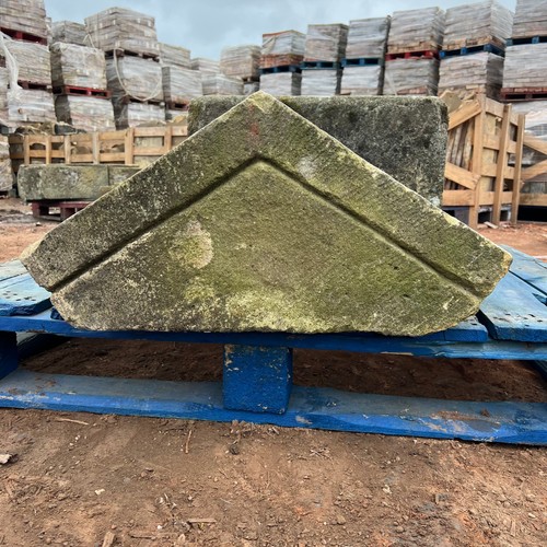 Reclaimed stone triangle - stone,