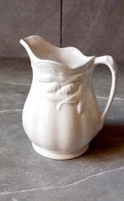 Creamer By Arthur Wood  Royal Crownford England White Wheat Pattern 