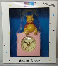 WINNIE THE POOH Ceramic Hand Painted Alarm Clock