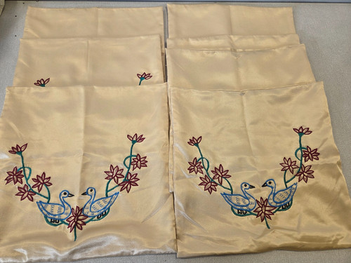 Set vintage embroidered - set, of