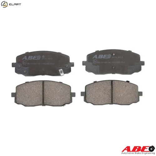 Brake pad set - set, disc