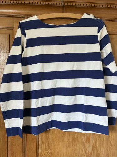 Broad striped cotton top - striped,