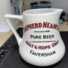 RARE Shepherd Neame Ltd pure beer Jug Faversham 1960'S/70'S