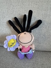 Vintage Y2K Bubblegum Key Ring Bag Charm Groovy Chick