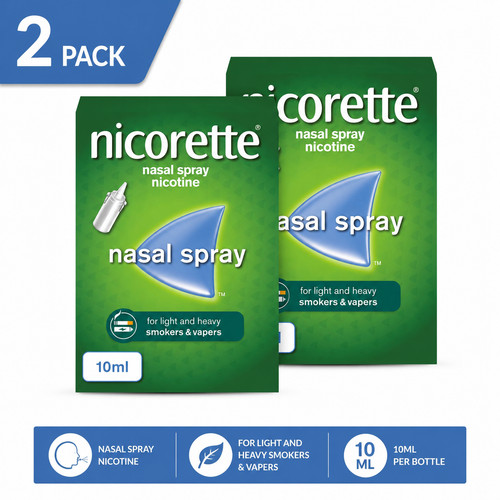 Nicorette nasal spray 10ml - nasal, x2