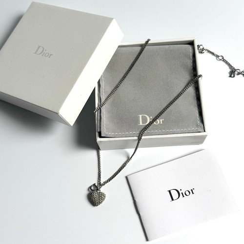Dior necklace heart silver - heart, d