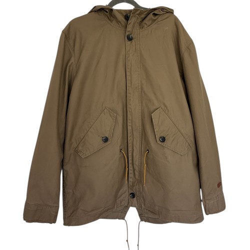 Levi mens brown hooded - brown,