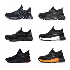 Mens Lightweight Safety Trainers Steel Toe cap Women Work Shoes Hiking boots UK