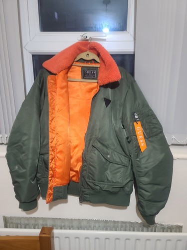 Guess men bomber jacket xl - jacket,