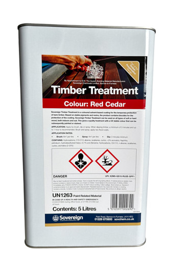 Timber treatment red cedar - timber,