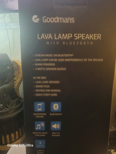 Goodmans lava lamp speaker - goodmans,