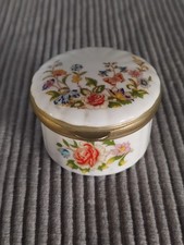 AYNSLEY HINGED LID PILL POT in