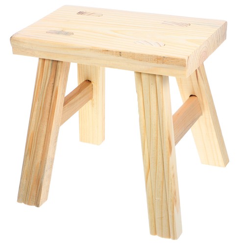 Wooden step stool low - low,