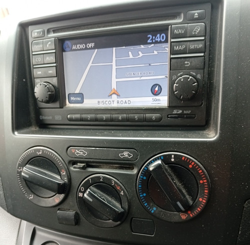 Nissan sat nav head unit - sat,