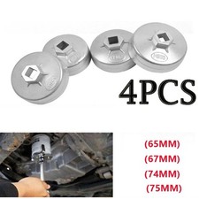 4pcs Remover For Mercedes Benz VW Audi BMW Oil Filter Wrench Socket Cap Tool