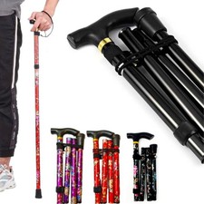 Easy Adjustable Folding Cane