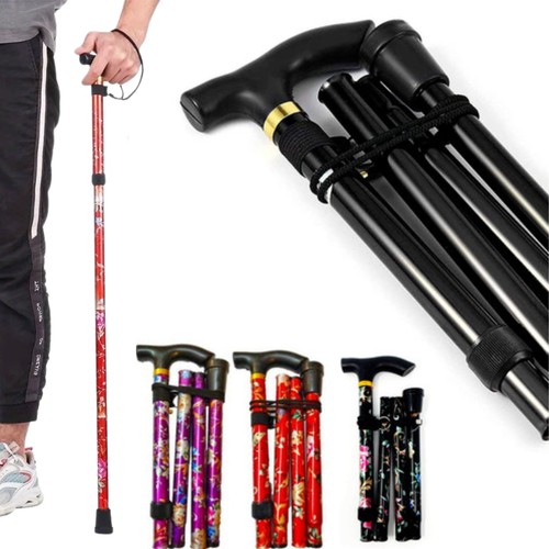 Easy adjustable folding cane - folding,
