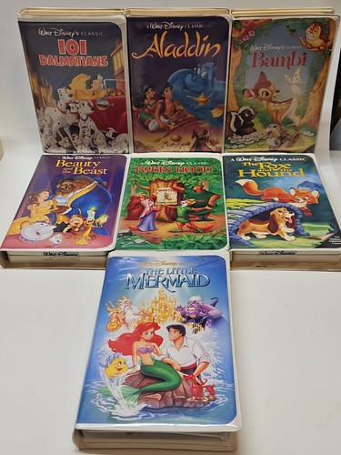 Lot vhs disney clamshell - lot,