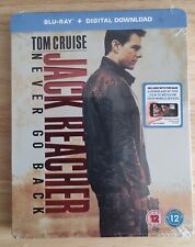 Jack Reacher Never Go Back Limited Edition Blu-ray Steelbook Starring Tom Cruise
