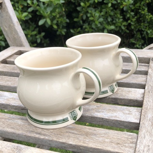 1869 victorian pottery mugs - 1869,