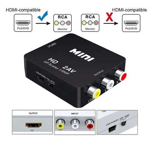 Hdmi 1080p rca cvbs - to,