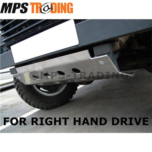 Aluminium steering guard - aluminium,
