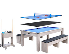 7FT 3-in-1 Pool Table -