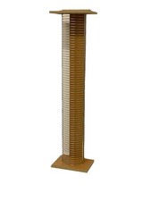 Wooden Brown Ikea CD Storage