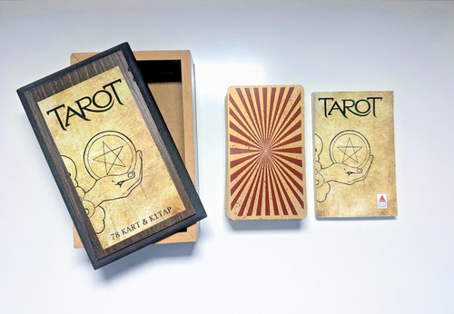 Classic tarot cards deck with - deck,