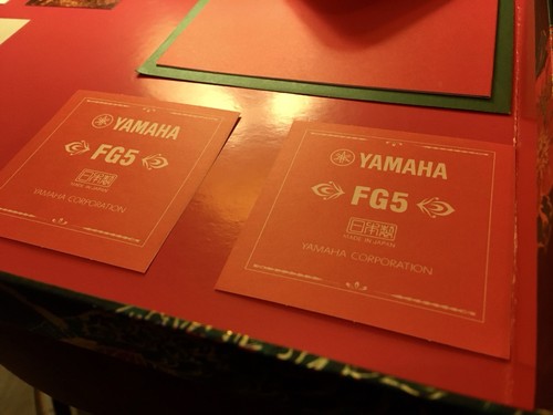 Yamaha fg5 style guitar - yamaha,