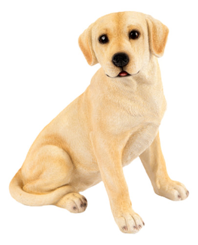 Golden labrador ornament - golden, resin