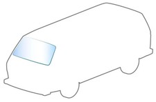 Windscreen, Clear VW T25