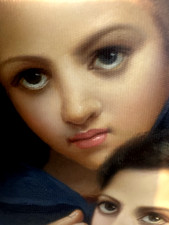 Madonna and child styled - and,