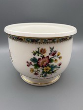 Vintage Bone China Coalport Ming Rose Footed Planter 14cm Diameter