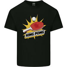 King Ping Pong Table Tennis Funny Kids T-Shirt Childrens