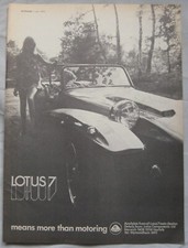 1970 Lotus Seven Original advert No.1