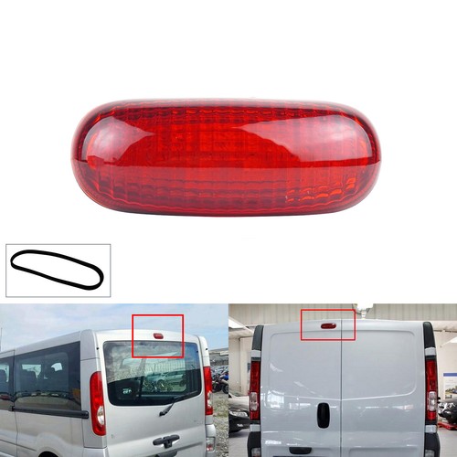 Red lens 3rd high level - 3rd, brake