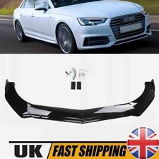 Gloss Black Front Bumper Lip Splitter Spoiler Kit For For AUDI A4 B9 S4 A3 S3 A5