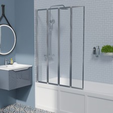 Bathroom 4 Panel Folding Pivot