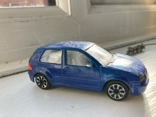 Burago VW Golf MkIv (mk4) Blue Volkswagen Diecast Model Car