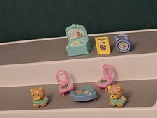 Teddy's Wonderland 1990's Vintage Miniature Toys Bears Accessories Furniture GC