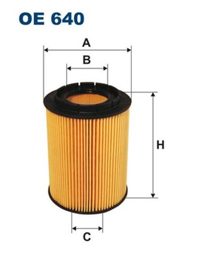 Fits filtron 640 oil filter - filtron,