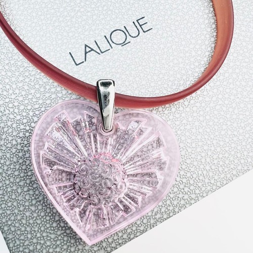 Lalique heart shaped crystal - heart-shaped,
