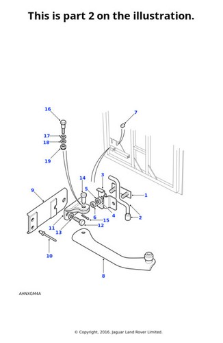 Land rover genuine torsion bar - land,
