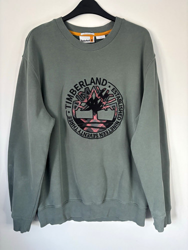 Timberland men green crew - men's,